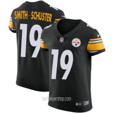 Mens Pittsburgh Steelers #19 Juju Smith Schuster Elite Black Vapor Home Jersey Bestplayer